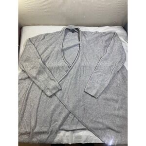 Barefoot Dreams Bamboo Chic Lite Gray Draped Cardigan Wrap 436X Womens 3X Plus